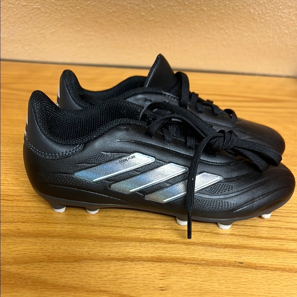 Adidas Black and Silver Sneakers Sleek Design
